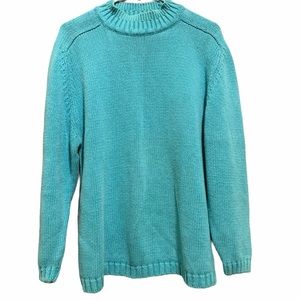 ☘️Women’s Pinwheels pullover mock turtle sweater